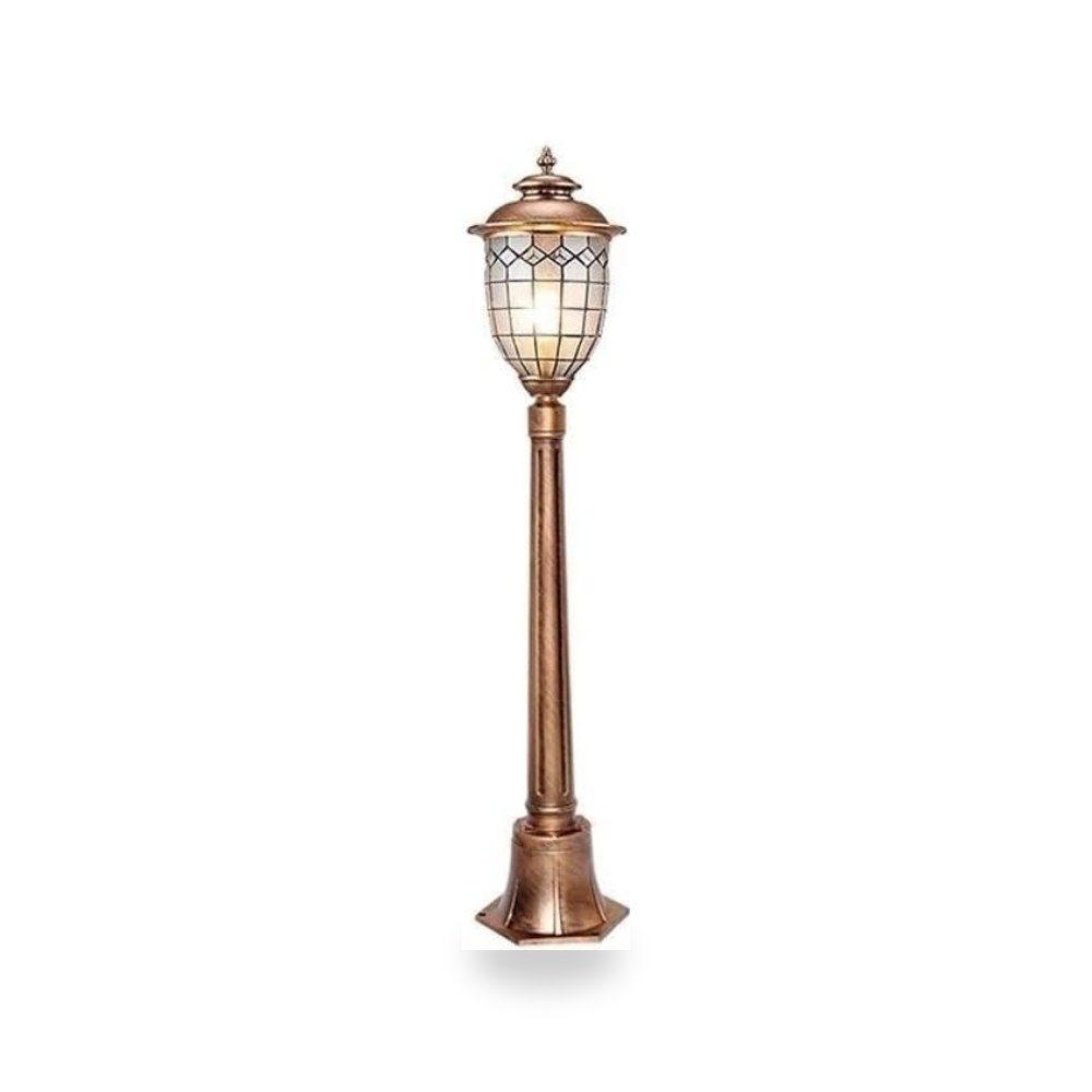 أضواء أعمدة الإنارة حجر طبيعي بني 115cm موديل B0GZV47CVJ | ريمكو