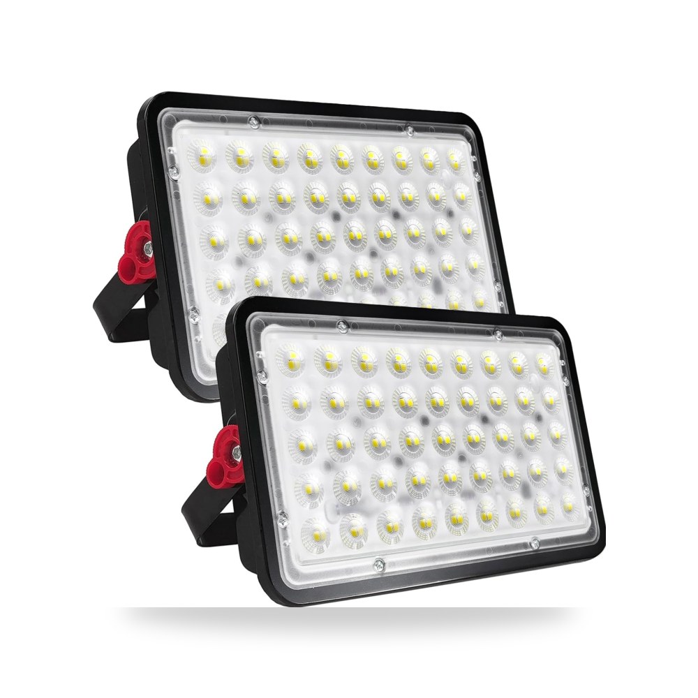 كشافات سبوتلايت LED خارجية بقدرة 100 واط، 10000 لومن، تصنيف موديل IP66