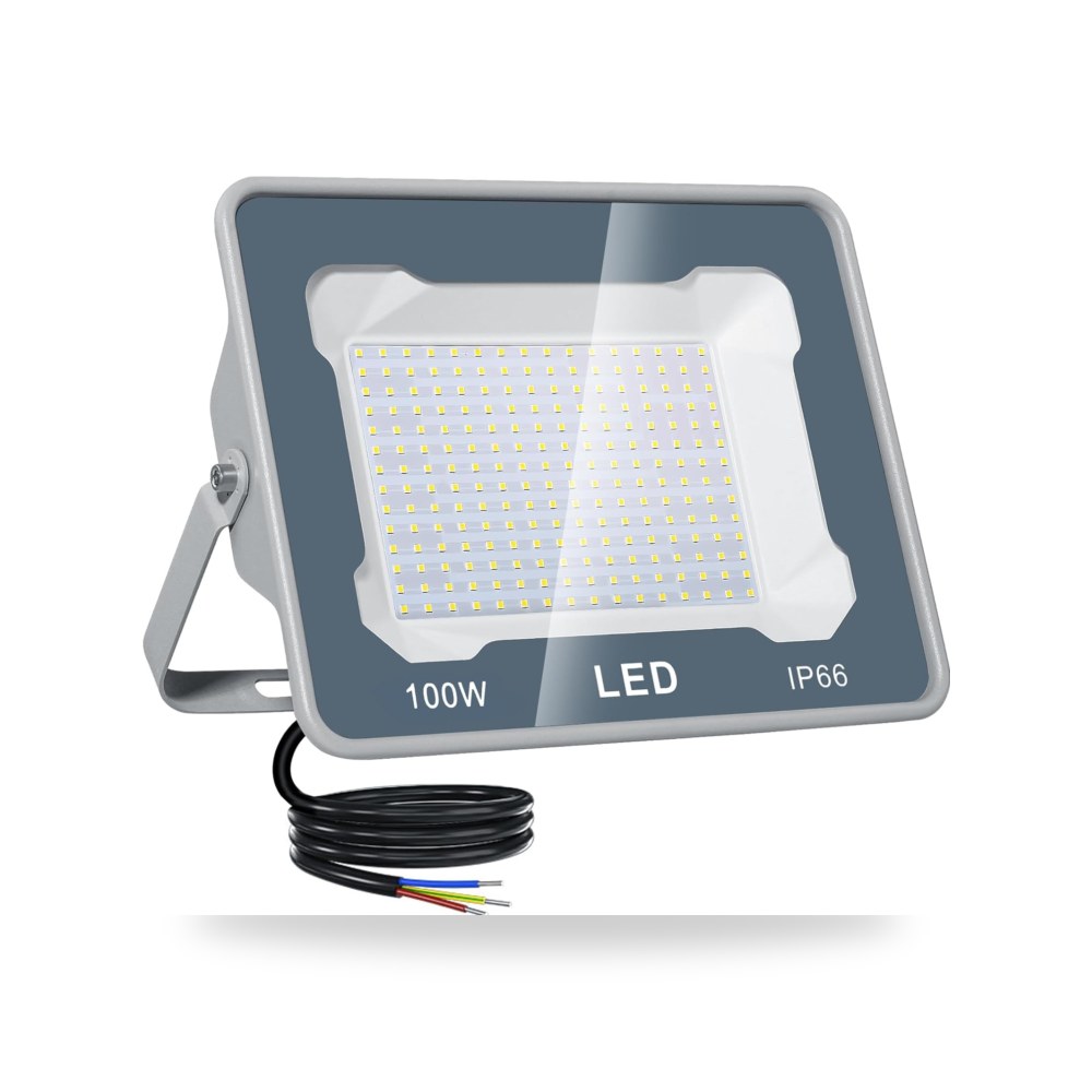 كرياتستار مصباح كشاف LED خارجي 100 واط 10000 لومن، مقاوم موديل IP66