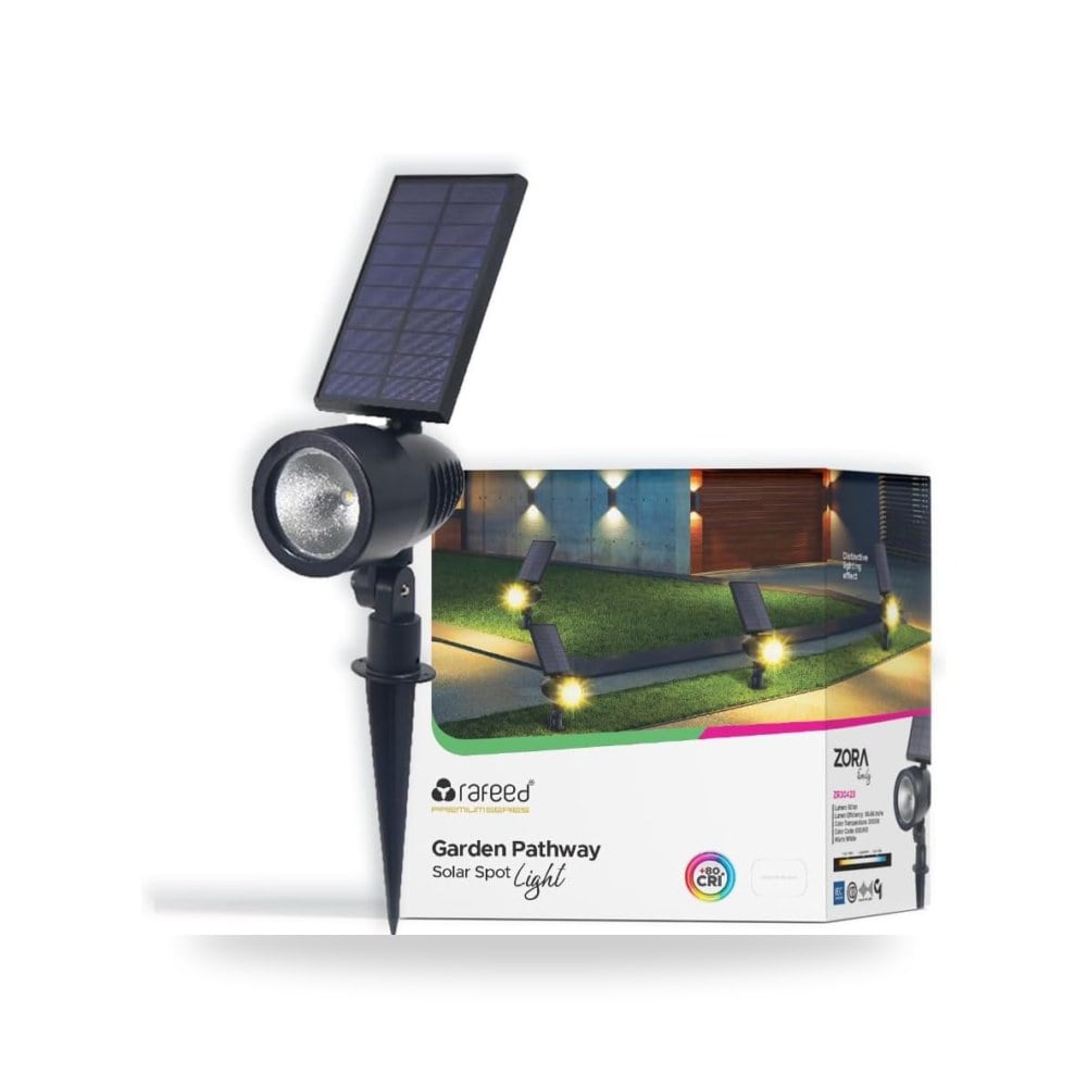 كشافات ومصابيح إضاءة أرضية وممرات تعمل بالطاقة الشمسية IP65 - IP68 بإضاءة LED ذكية دافئة