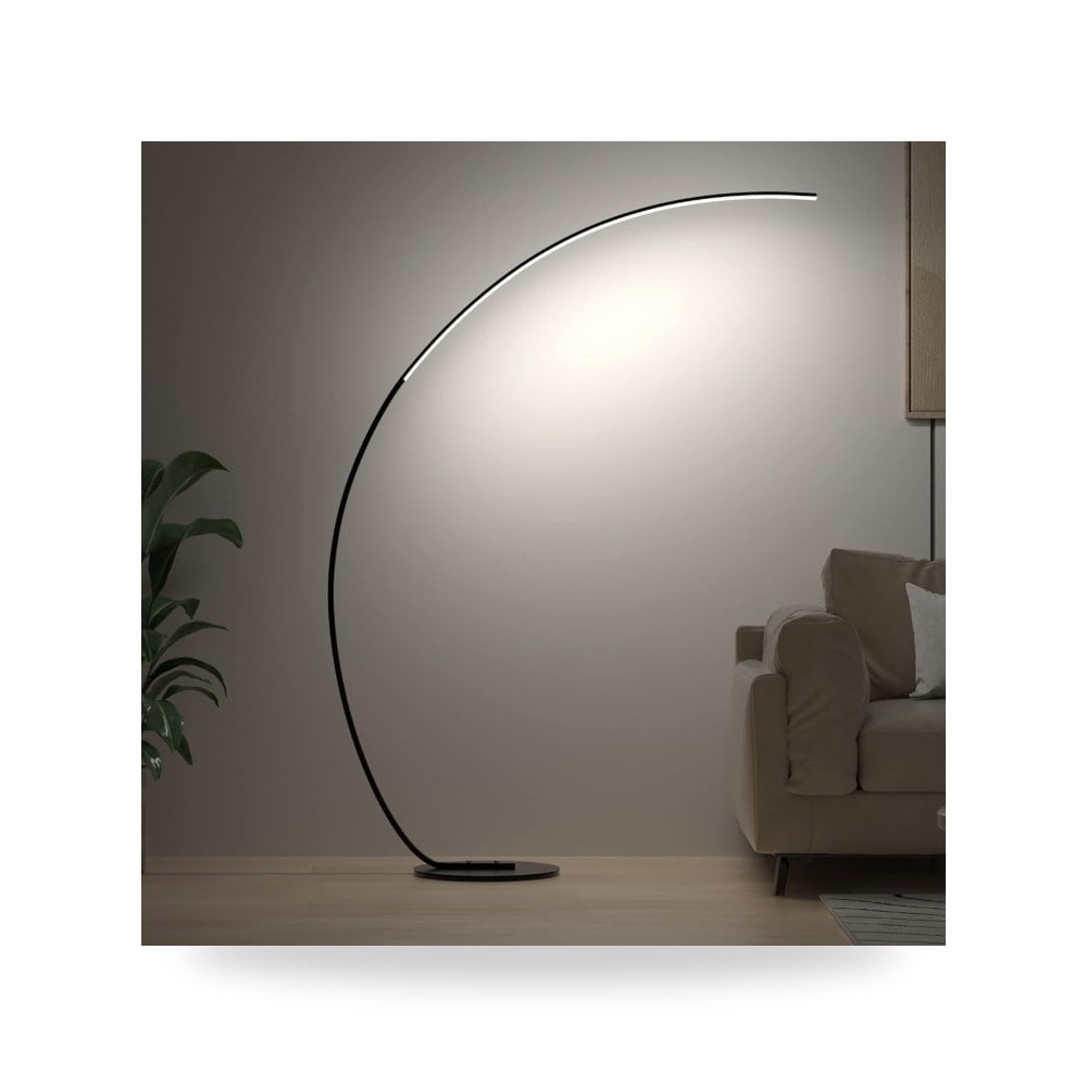 مصباح قراءة قائم قائم على شكل قوس حديث 69.99 انش مع جهاز E.P. Light