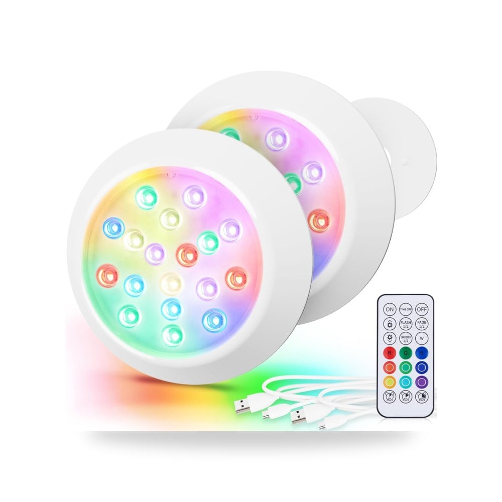 اضاءة LED مغناطيسية غاطسة لحمامات السباحة فوق الارض، ضوء ليملي موديل IP68