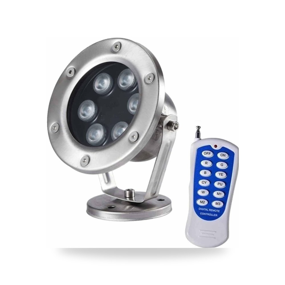 أضواء وكشافات البرك والمسابح والشلالات موديل IP68 (كود: 555697)