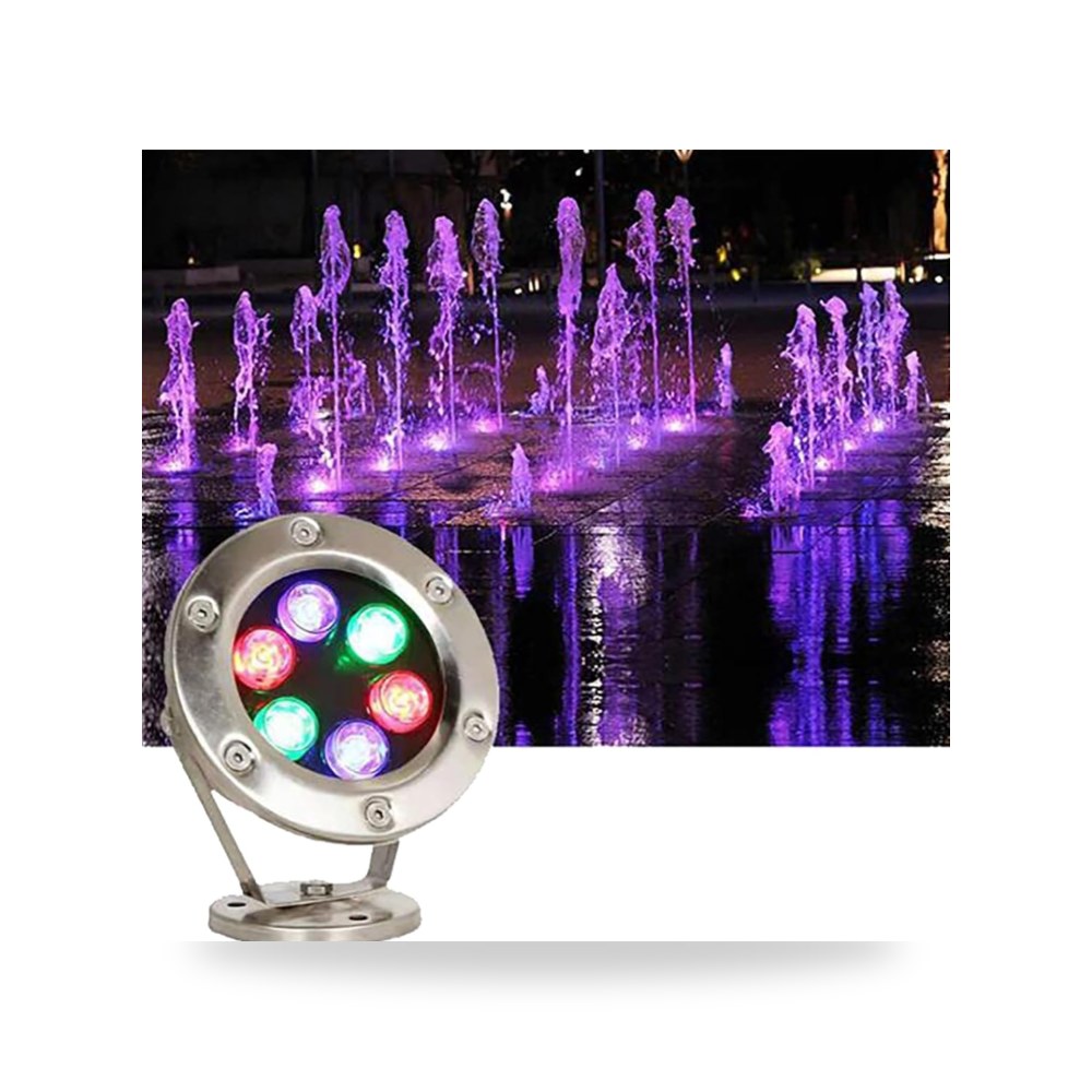 مصباح LED غاطس تحت الماء، ضوء شعاع كشاف 24 فولت، مقاوم موديل IP68