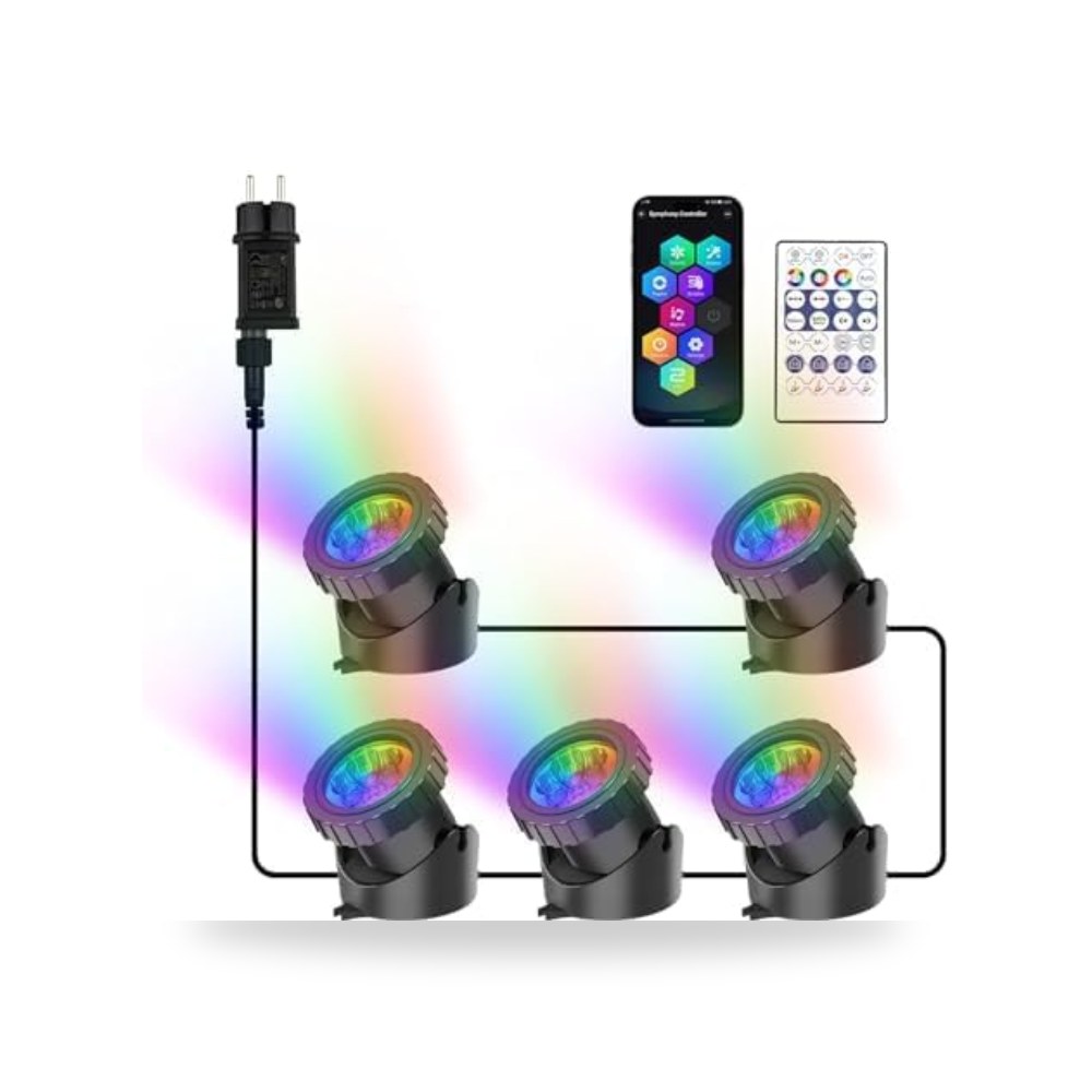 جهاز اضاءة بركة LED تحت الماء RGB موديل IP68 من ناتبو