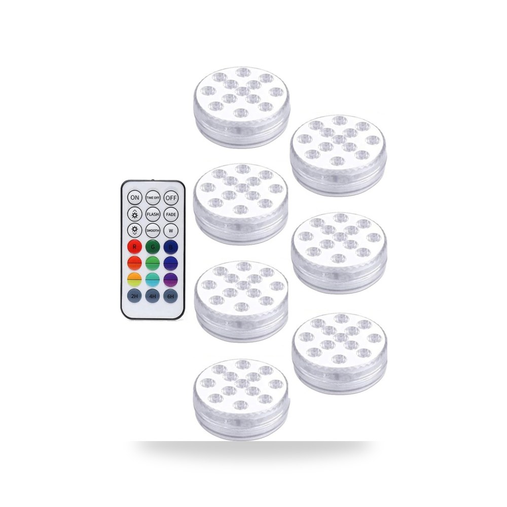 zlw shop RGB تحت الماء USB قابل لإعادة الشحن موديل zlw-shop