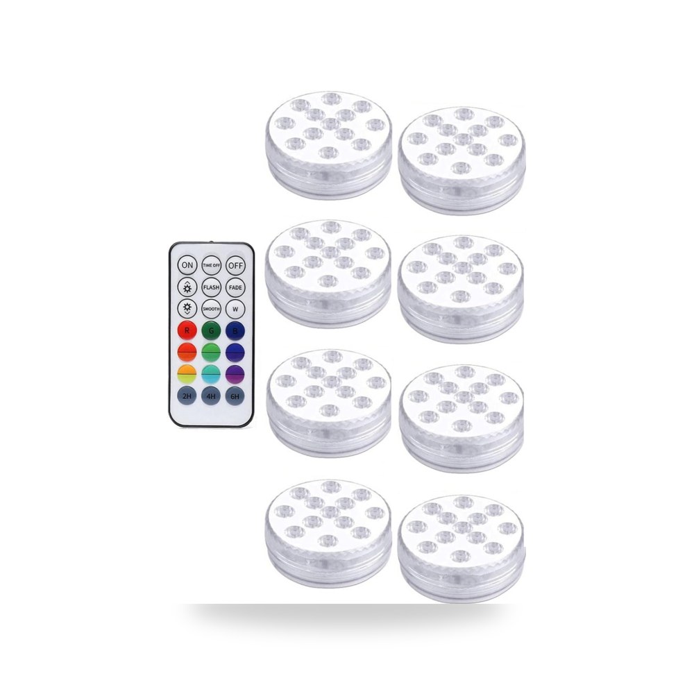 zlw shop RGB تحت الماء USB قابلة لإعادة الشحن موديل zlw-shop (كود: 556550)