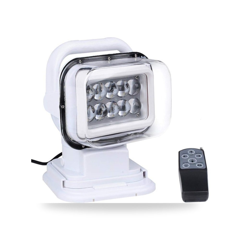 مصباح كشاف LED بحري 12 - 24 فولت 50 واط يدور 360 درجة لشاحنة