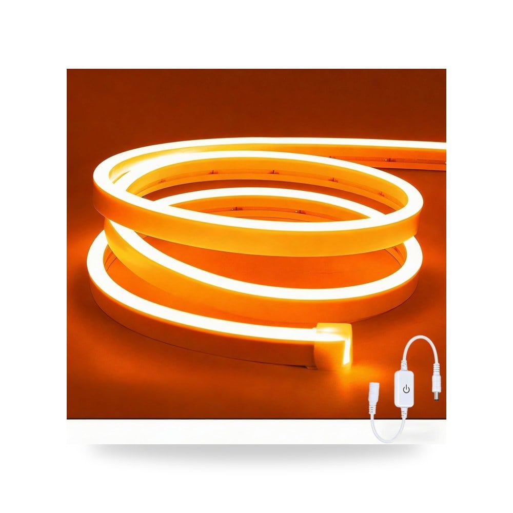 شريط اضاءة LED نيون 5 متر شاين بوركي موديل IP65 - متجر ريمكو