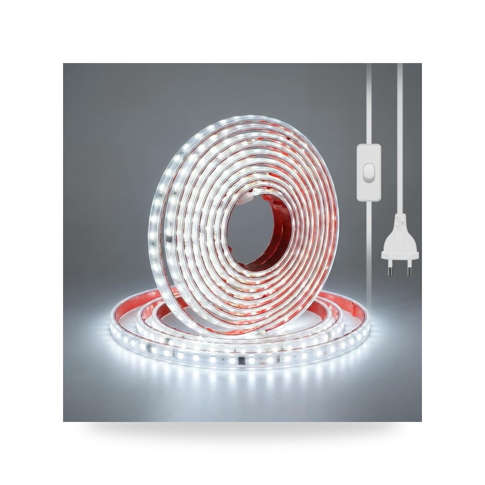 مفتاح اضاءة LED 2835 ابيض 220 فولت مقاوم H uaog موديل IP65