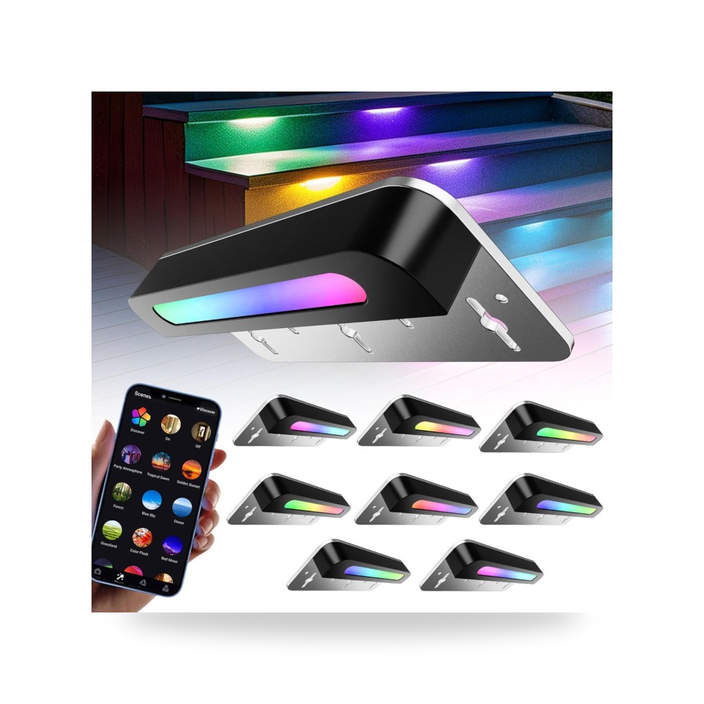 8 عبوات مصابيح LED RGB هاردسكيب 7 إنش من سلاري (موديل B0D2NMJBXY) - تسوق الآن
