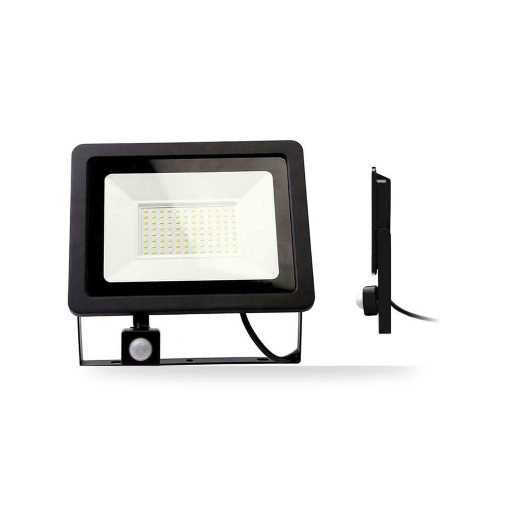 أضواء الأمن الخارجية 100 واط LED كاشفة مع مستشعر الحركة موديل IP66 - ريمكو