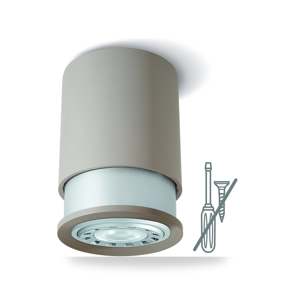 مصباح سقف كلاسيك سبوت من تويستر، سهل التركيب، بدون براغي، twiste LIGHTING موديل GU10