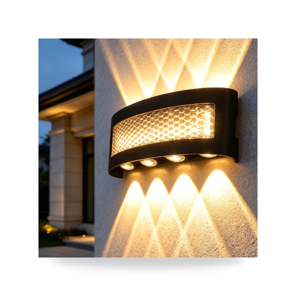 أضواء جدارية أبيض IP65 طراز R موديل IP65 - إضاءة ليد خارجية عالية الجودة