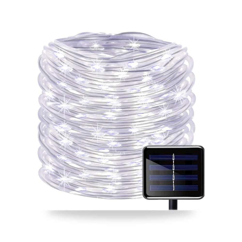 مقياس أضواء حبل شمسي، 100 مصباح LED 10 متر 30