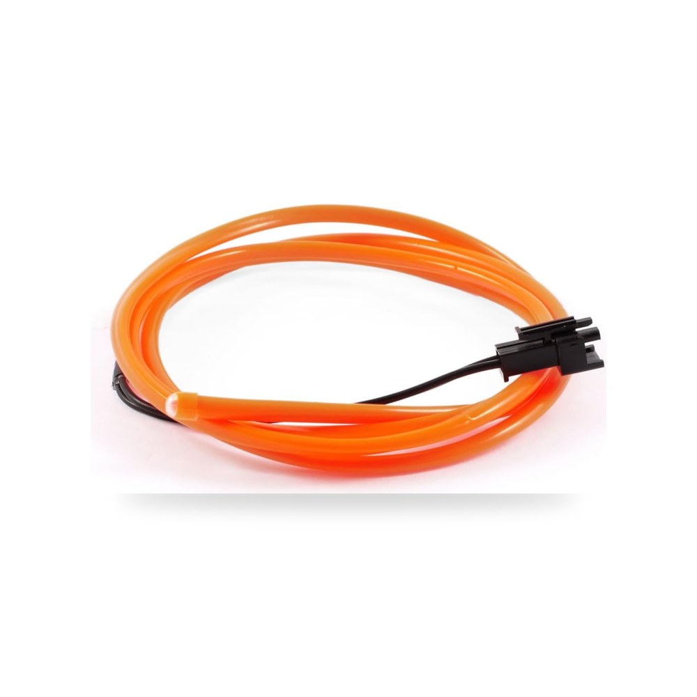 Ruilogod 1M طويل 4mm Dia Orange مرن EL سلك