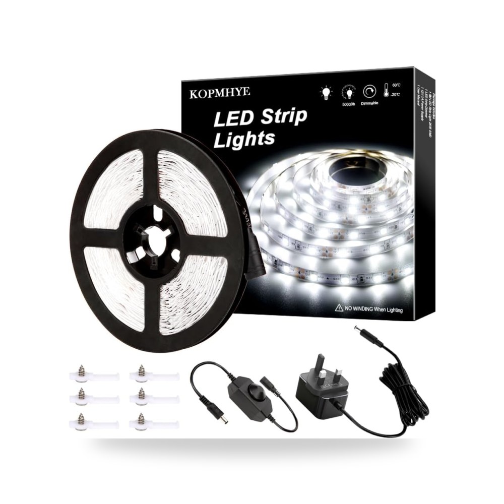 مقياس ام اتش شريط اضاءة LED قابل للتعتيم بطول