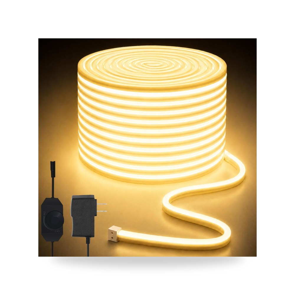 شريط اضاءة LED نيون لوسينستار 15 متر قابل للتعتيم موديل IP67