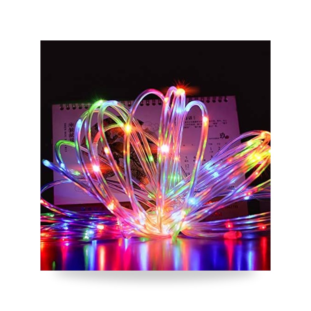 200 مصباح LED يعمل بالطاقة الشمسية على شكل حبل كينغكو موديل IP67 - Reemco