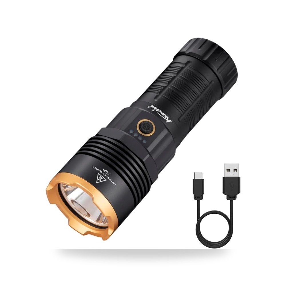 مصباح يدوي LED من الون فاير X100 2050 لومن عالي السطوع قابل