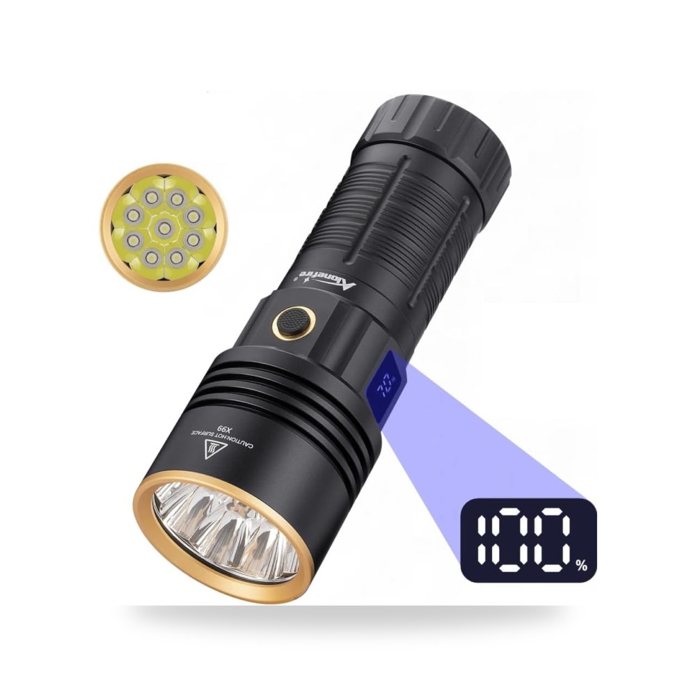 مصباح يدوي LED من الون فاير X99 3500 لومن عالي السطوع قابل
