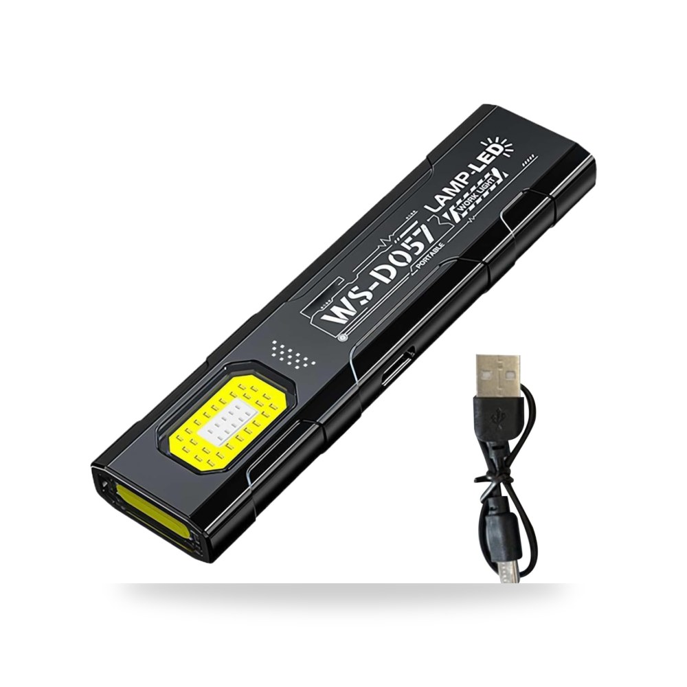 مصباح يدوي مغناطيسي صغير مصباح شحن USB 5