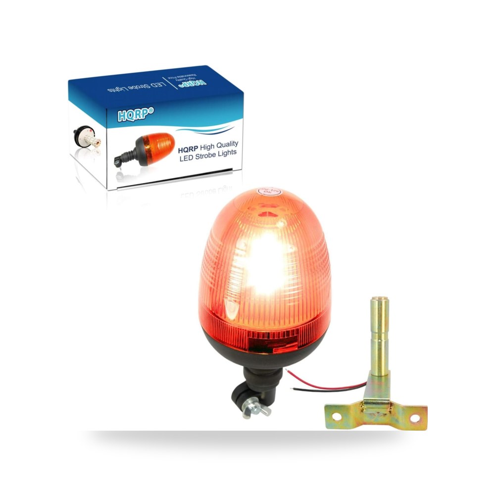 Hqrp مصباح LED مرن يثبت على الانابيب - مصباح المخاطر