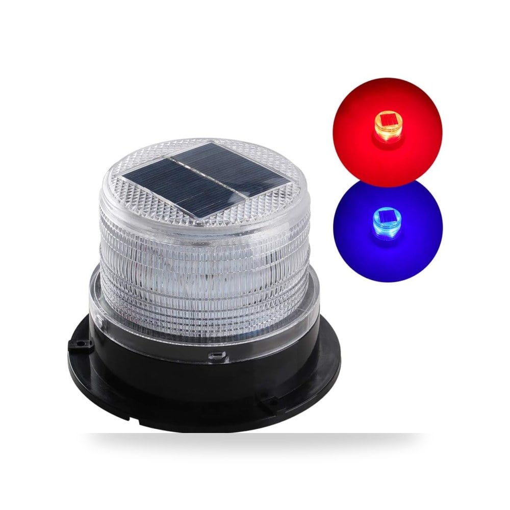 صيداقي مصباح LED يعمل بالطاقة الشمسية بجهد 12 فولت بلون
