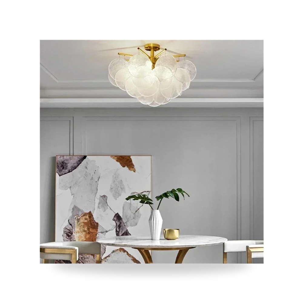 ثريا اضاءة فرنسية تصميم رومانسي B0H8R2262F | ريمكو السعودية