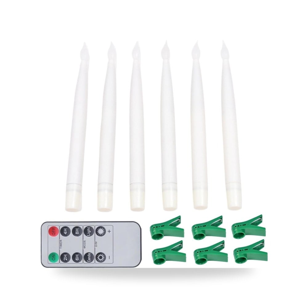 بطاريات شموع عائمة LED 6 قطع (موديل B0H96FF3CP) - متجر ريمكو