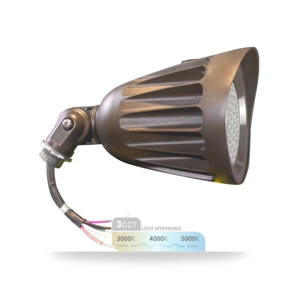 كشاف LED خارجي نووات 25 واط تصميم رصاصة برونزية - موديل 120-277