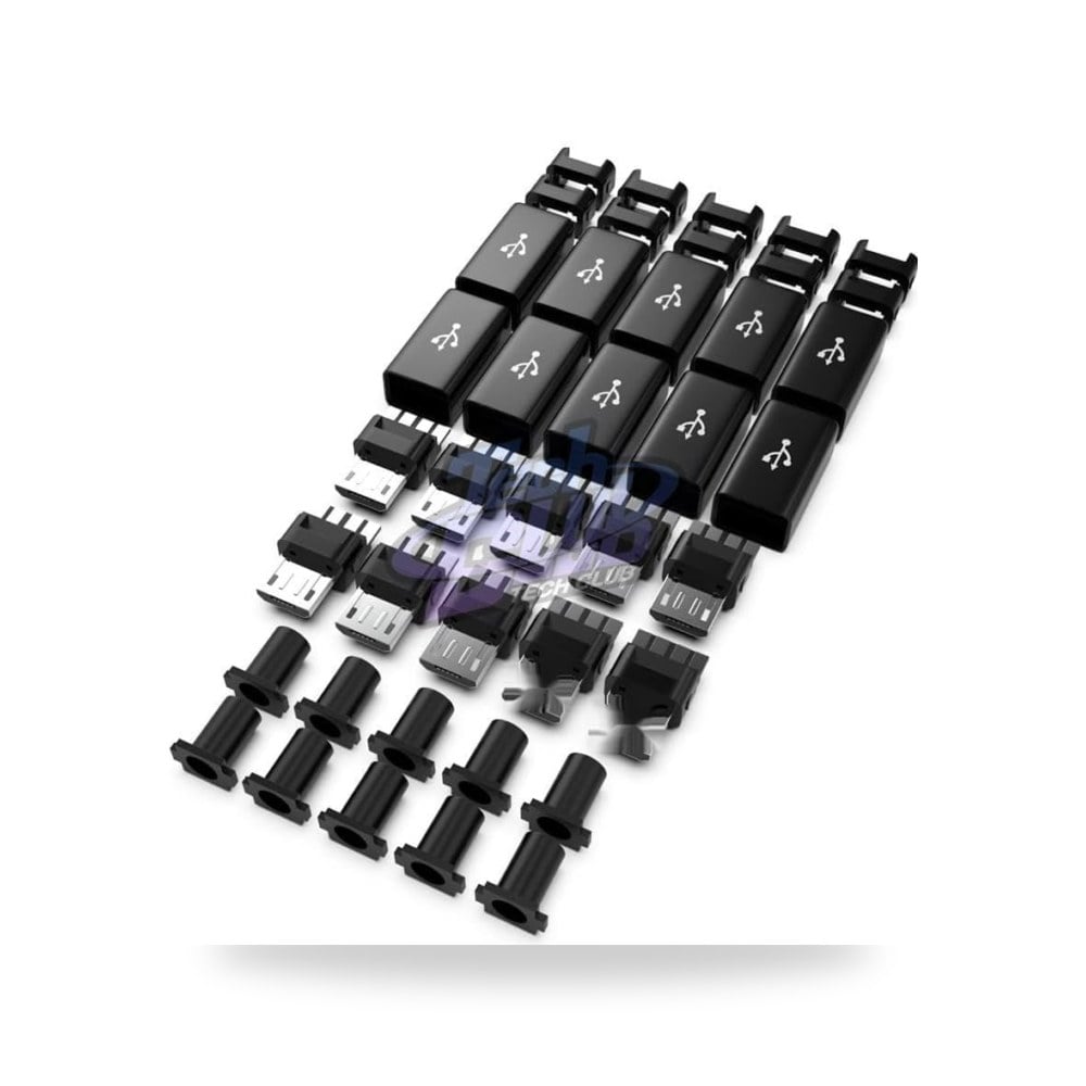 أطراف ومعدات الثني أسود طقم 10 قطع 10Pcs