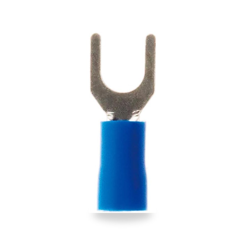 أطراف توصيل شوكية زدنتيك 5 مم أزرق (Fork Terminals) - عبوة 10 قطع موديل B01AS0PC40