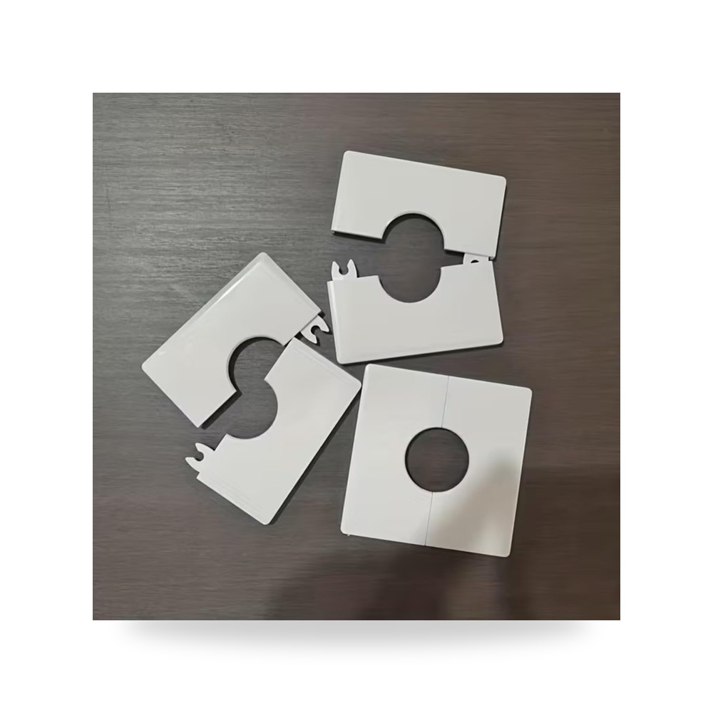 غطاء الانابيب البلاستيكية ABS حاجز الجدار المقسم، (2 قطعة)