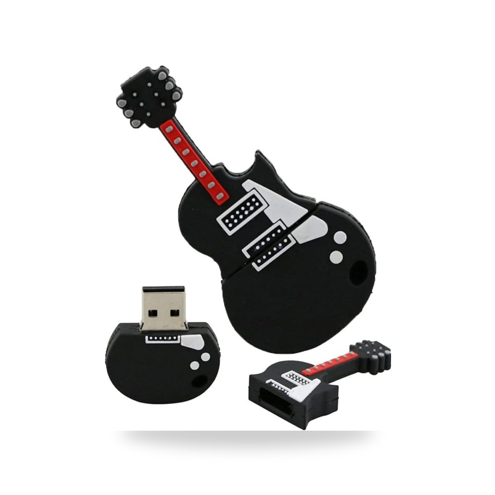 ذاكرة فلاش USB على شكل جيتار 8GB موديل B07RBZ3QXG