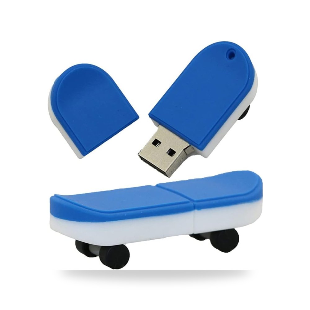 ذاكرة فلاش USB 2.0 على شكل لوح تزلج سعة 16 جيجابايت موديل B07RHH3YLL