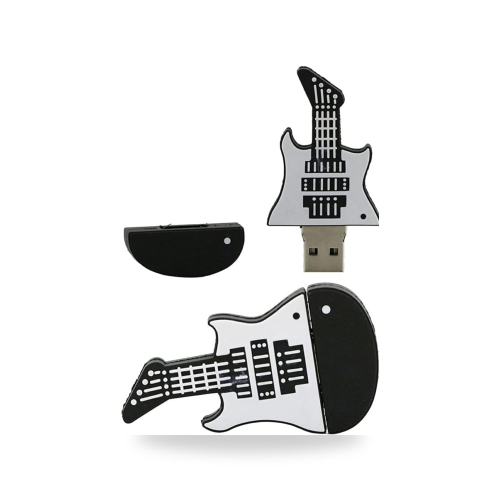 ذاكرة فلاش USB على شكل جيتار 32GB - تصميم فريد وأداء موثوق