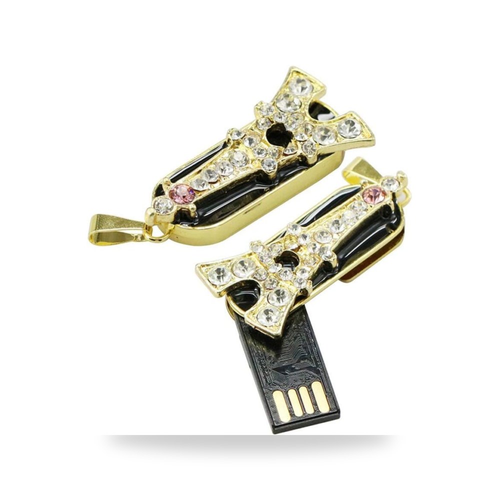 ذاكرة فلاش USB 2.0 سعة 128 جيجابايت بتصميم برج إيفل - تخزين أنيق وموثوق