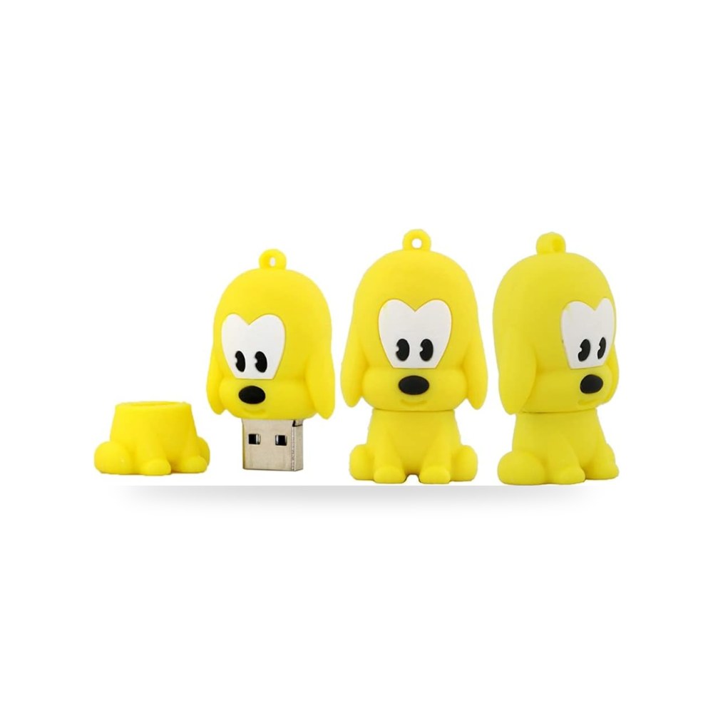 ذاكرة فلاش USB سعة 64 جيجابايت بتصميم كلب لطيف | موديل B07RBZR3H4