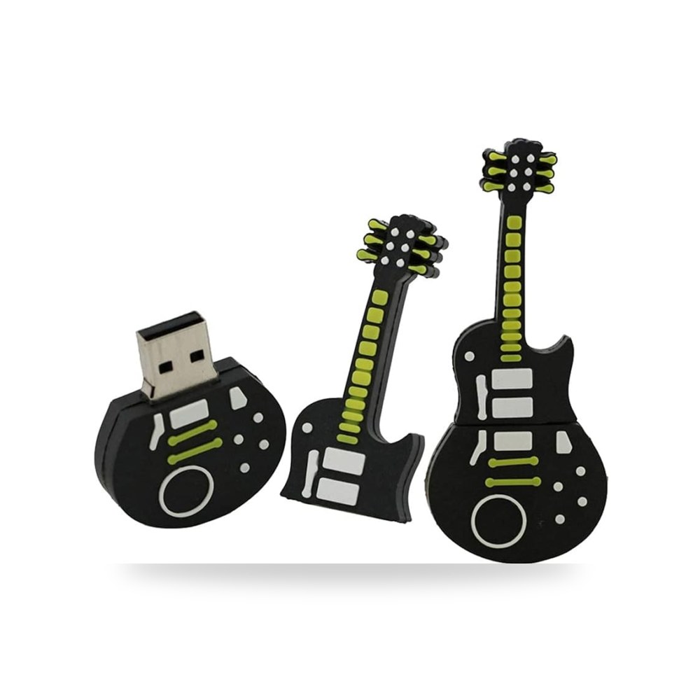 ذاكرة فلاش USB على شكل جيتار 32GB - موديل B07R6T2SPN