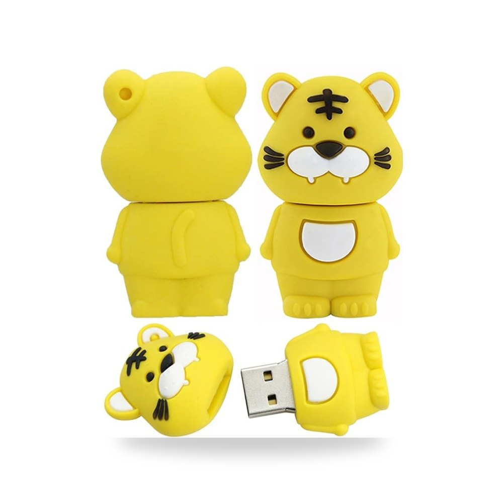 ذاكرة فلاش USB 16GB كرتونية 12 حيوان رمزي - موديل B07RBX2GK9