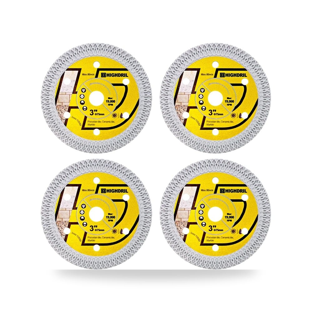 هاي دريل شفرة بلاط دايموند 3 انش 75 مم × اربور 3 - 8 انش 10