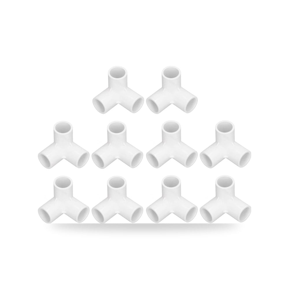 تركيبات المحملة البلاستيكية موصلات انابيب PVC موديل B0FBQXLCFM (10 قطعة)