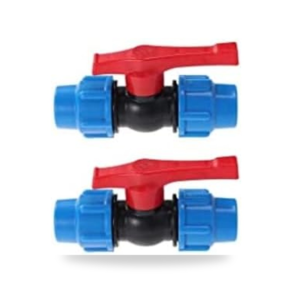 أنابيب وقطع تركيب الأنابيب طقم قطعتين 32mm