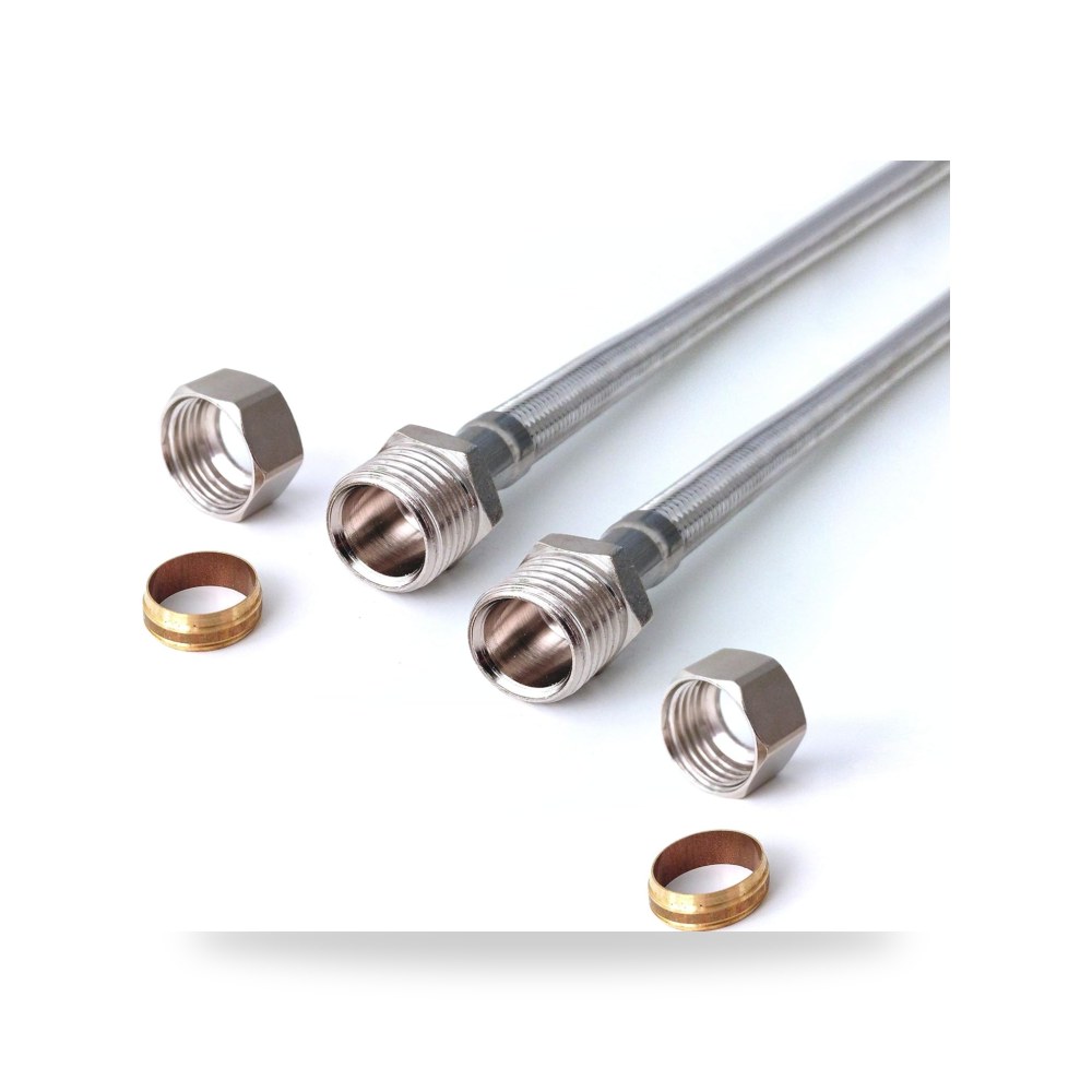 أننابيب وقطع تركيب الأنابيب نحاس فضي 15mm موديل FP1515300COM | ريمكو