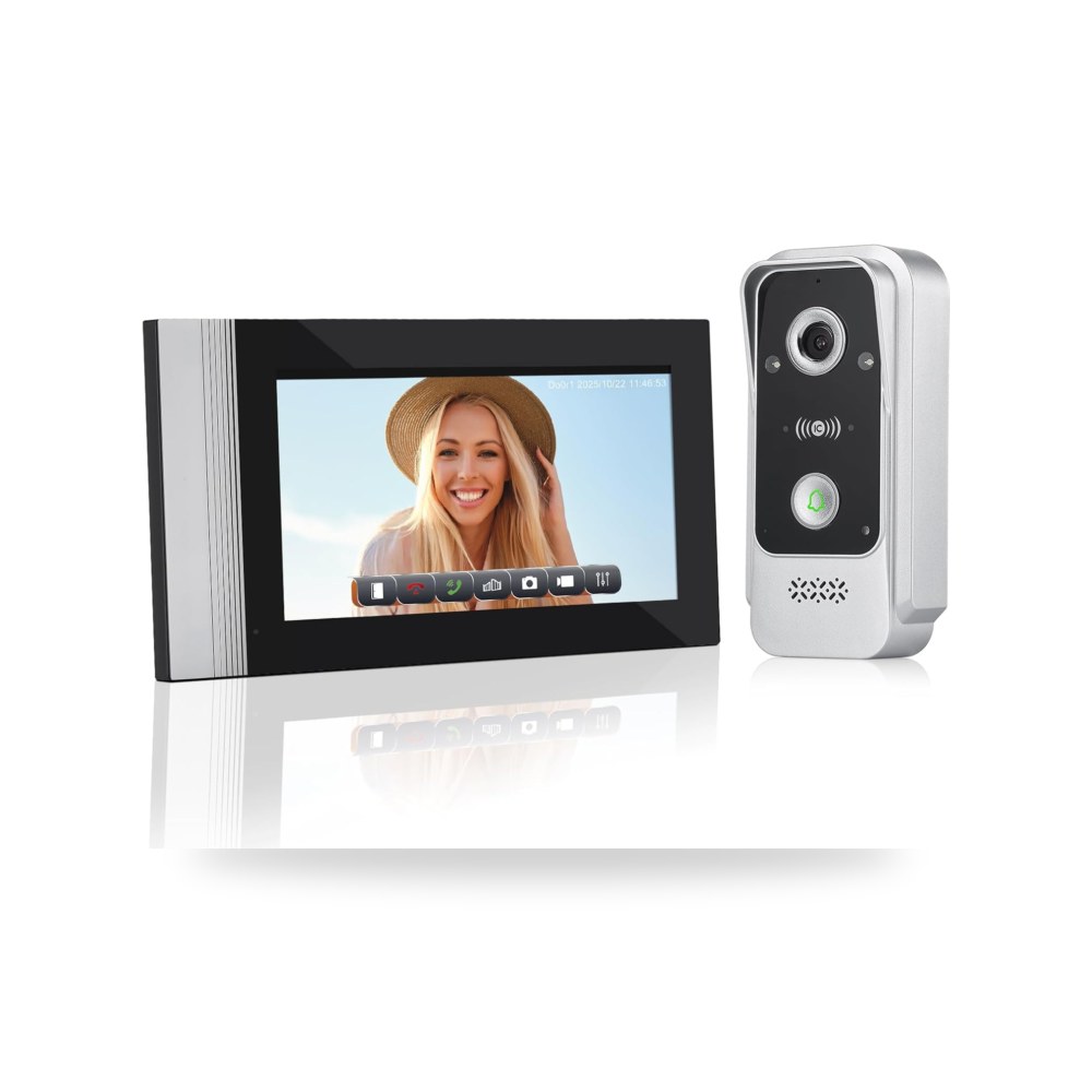 طقم جرس باب لاسلكي تويا (Tuya Smart) مع نغمات متعددة ومقاومة للماء - موديل B0GL773VK4