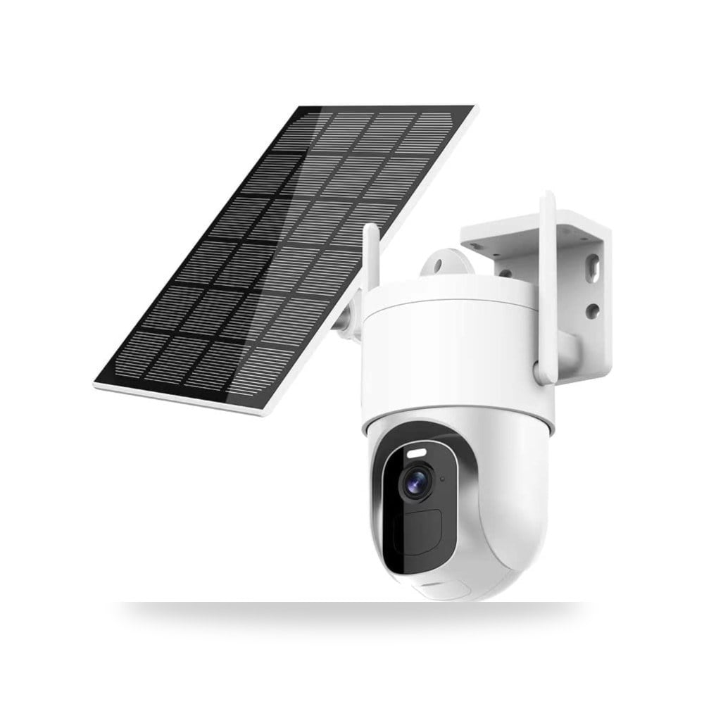 موصلات كاميرا مراقبة خارجية لاسلكية شمسية ايدا-تك 2MP موديل IP65 - ريمكو
