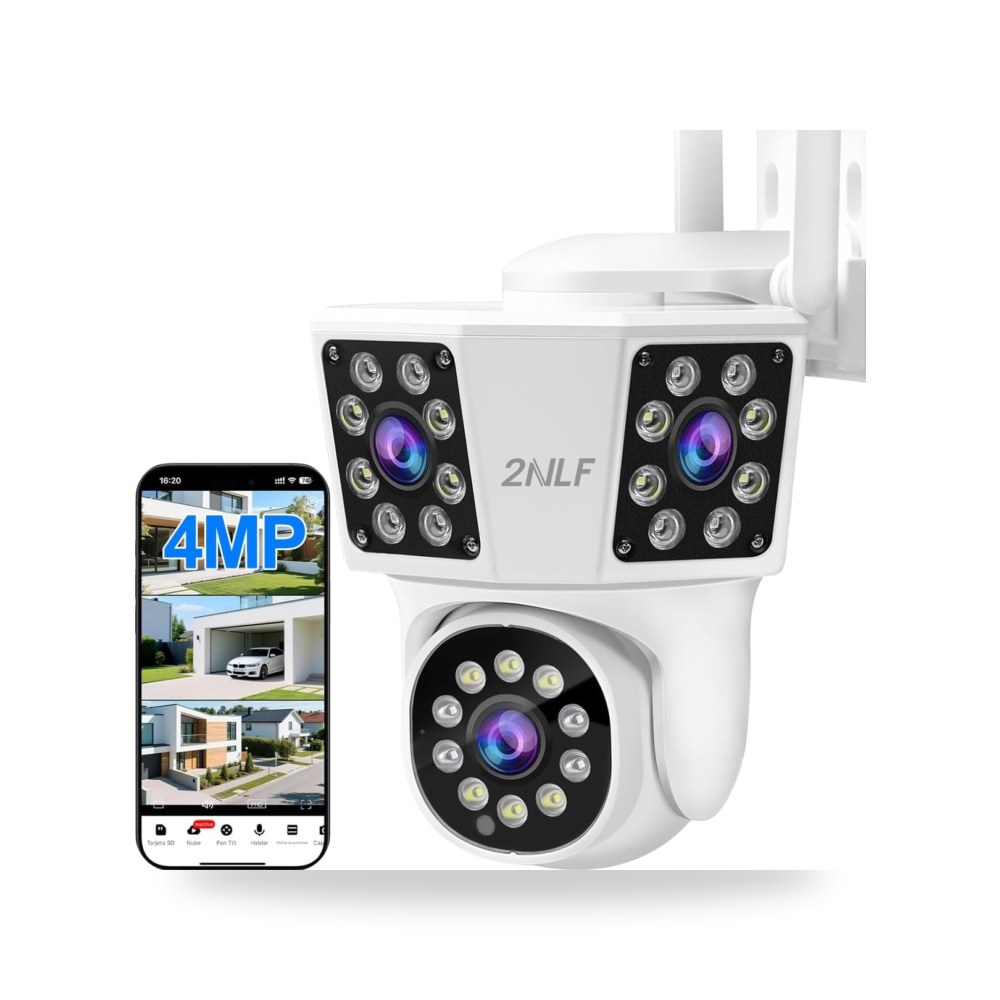كاميرا مراقبة خارجية 4 ميجا بكسل 3 عدسات 2 ان ال اف IP66 - ريمكو