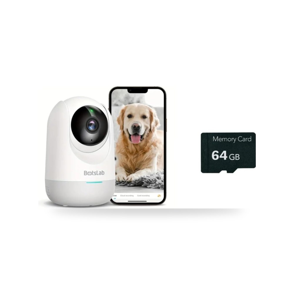 كاميرا مراقبة داخلية بوتسلاب C212 مع بطاقة SD 64GB - موديل B0FMQ2TKJK