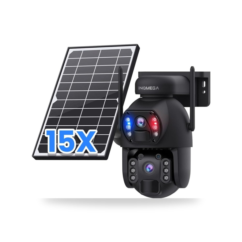 كاميرا خلوية تعمل بالطاقة الشمسية بتكبير 15X موديل B0GK8JGGMG بدقة 6MP في الهواء الطلق